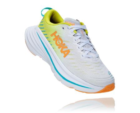 Hoka One One Bondi X - Tenis Corrida Estrada Mulher Branco / Rosa | PT-i7WfxFQ